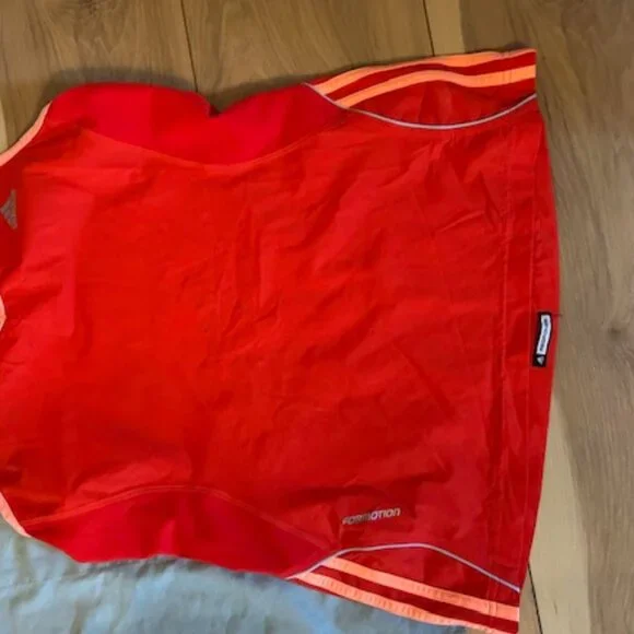 Adidas size Large womens athletic work out tank top gym orange - Picture 4 of 5